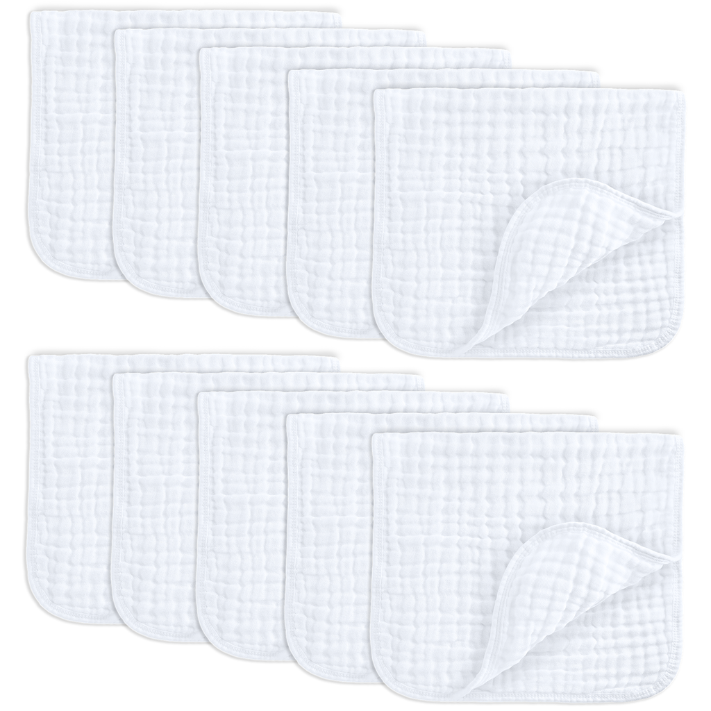 Baby Burp Cloths - Multi-Boy / 6-Pack 20”X10”