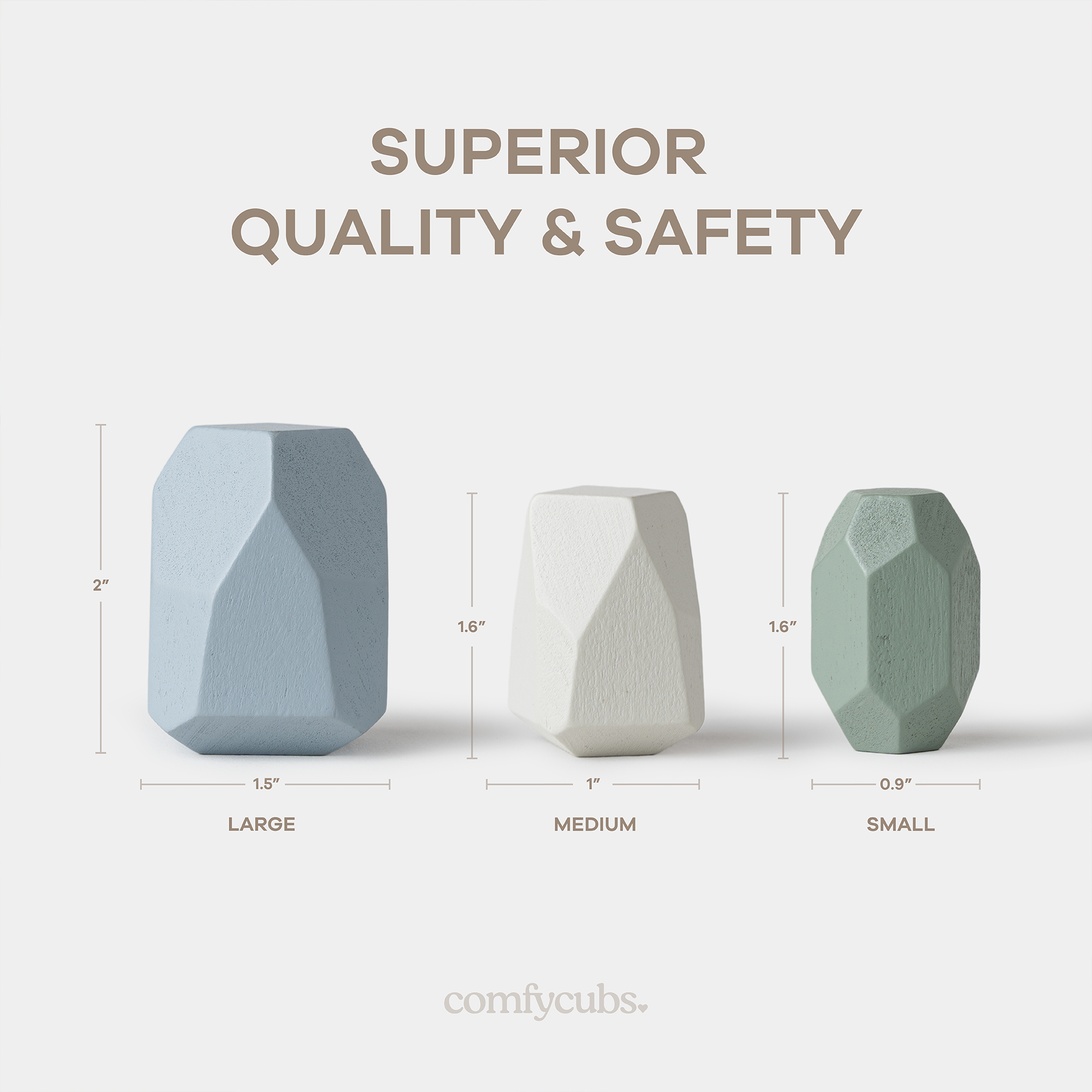 Stacking Rocks, 36 pcs: Boy Pack