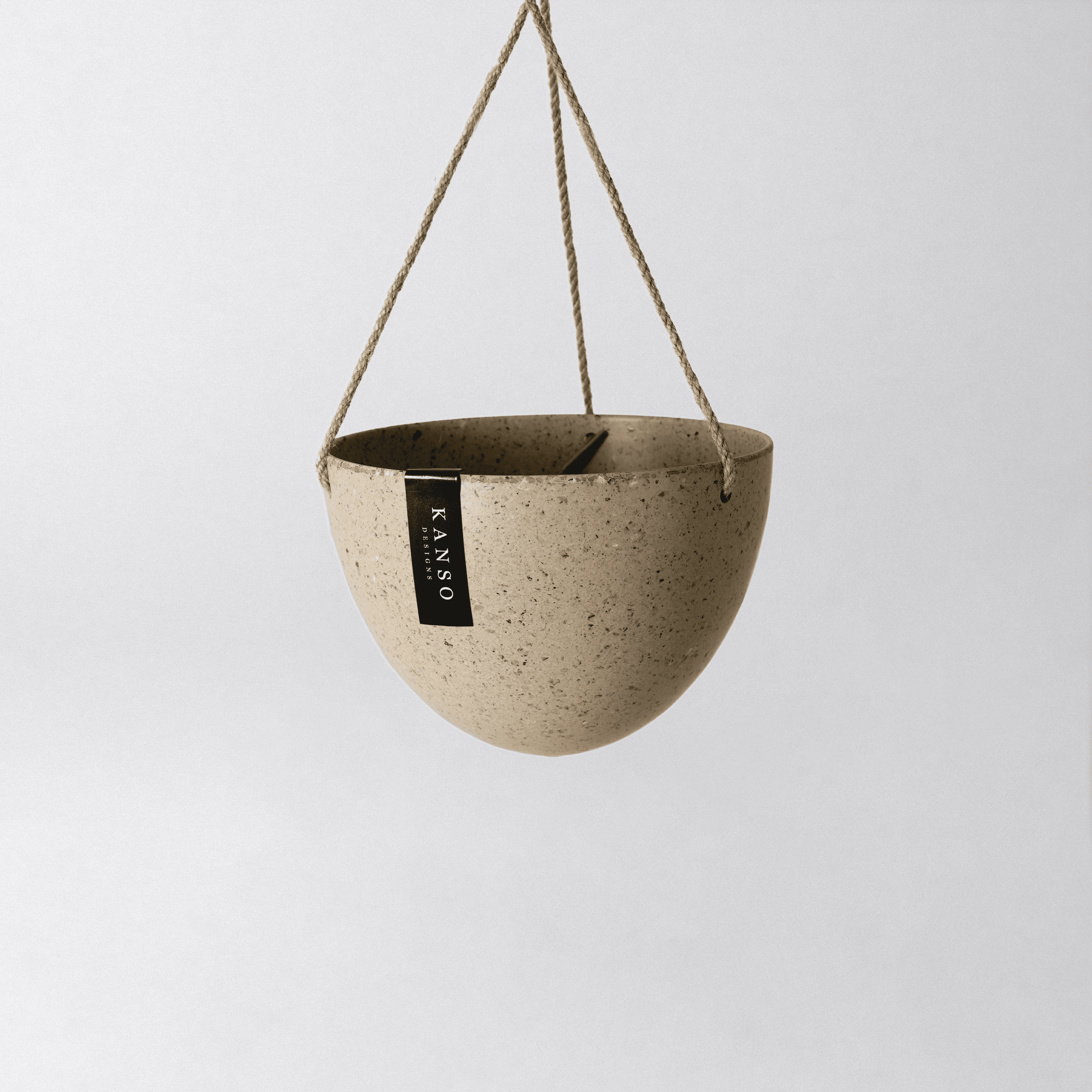 Bamboo Black - 8" Upcycled Hanging Planters