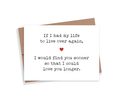 Love You Longer Card