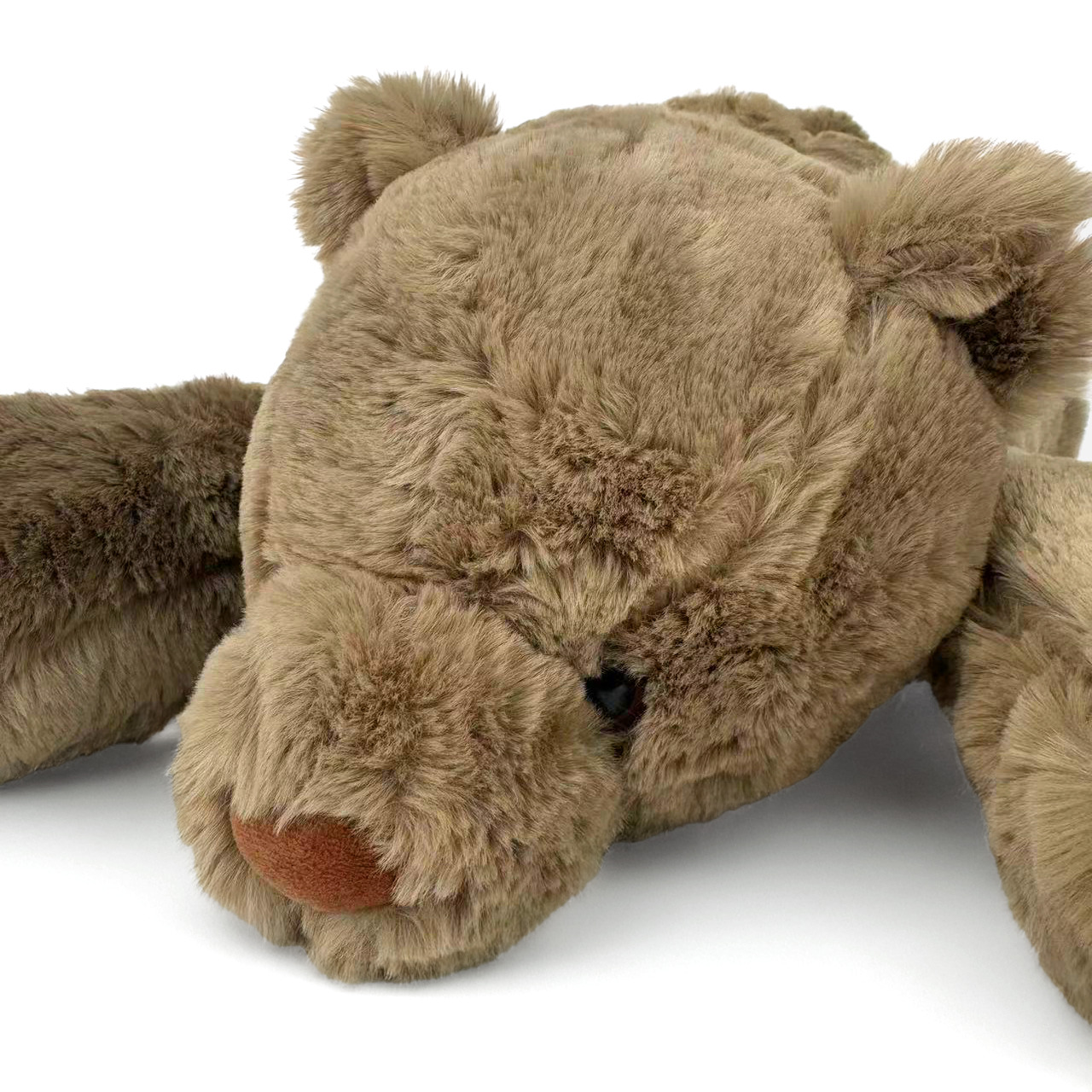 FLUFFERY - Brown Bear Plush Toy, Brown (24" / 60 cm & 39" / 100 cm)