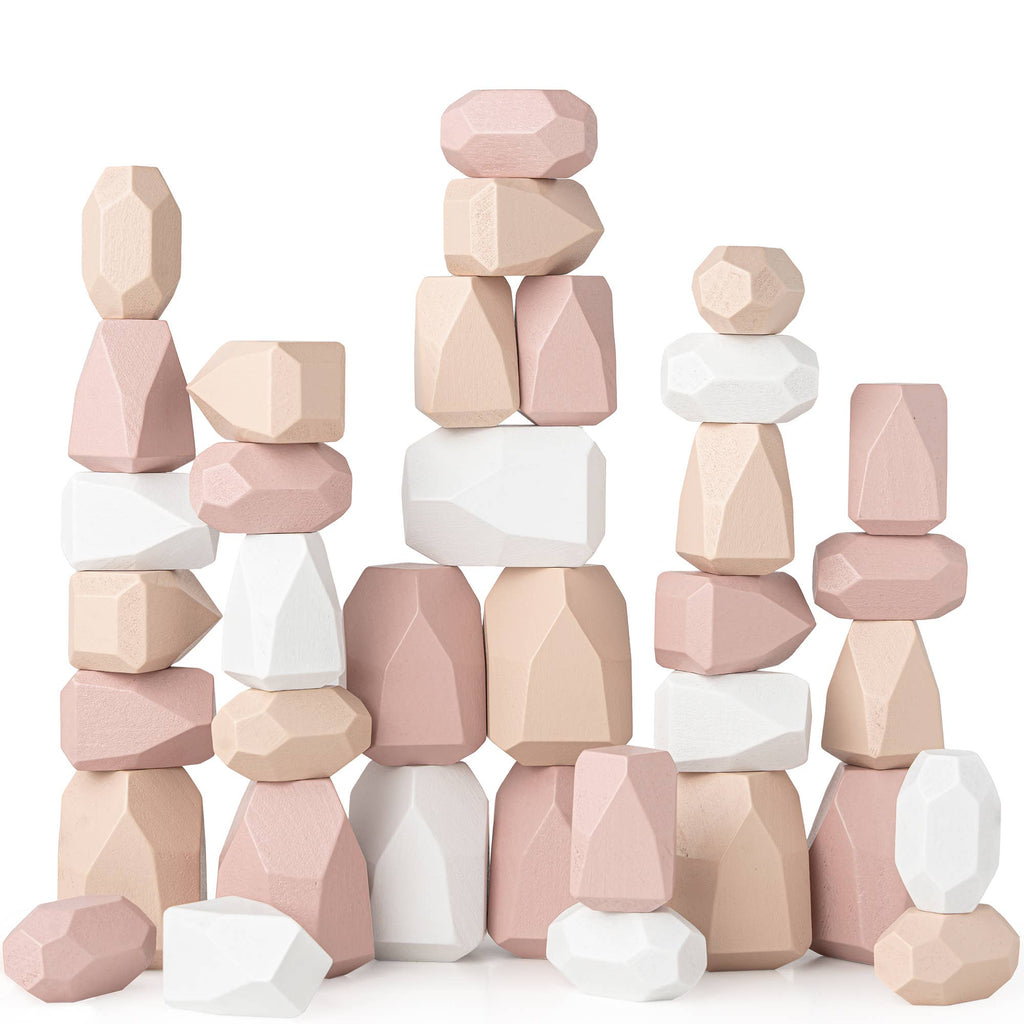 Stacking Rocks, 36 pcs: Boy Pack