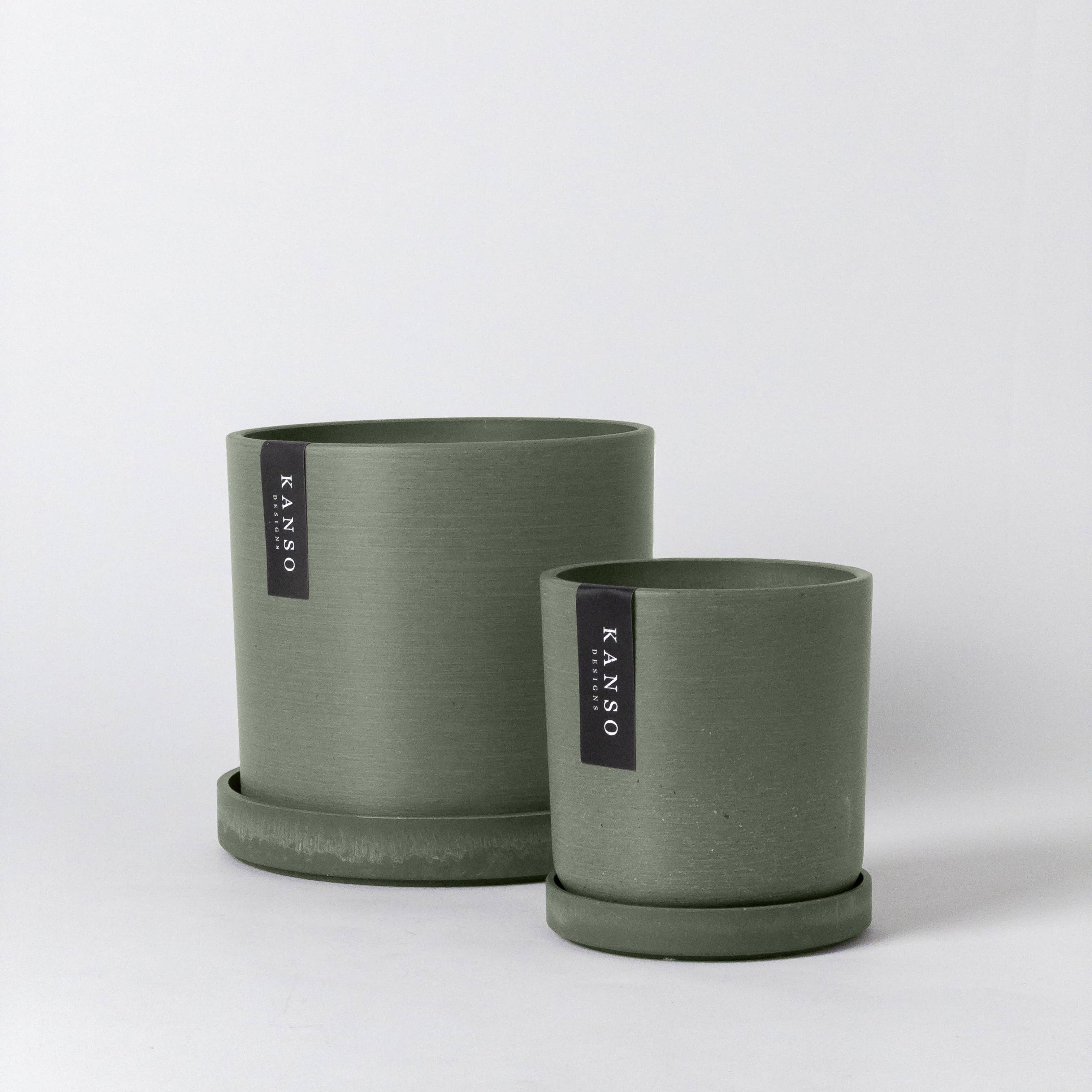 Dusted Clay - 4" Signature Planters & Saucer
