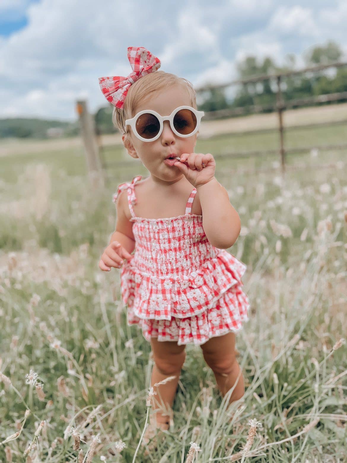 Kids Sunglasses Round (Vanilla)