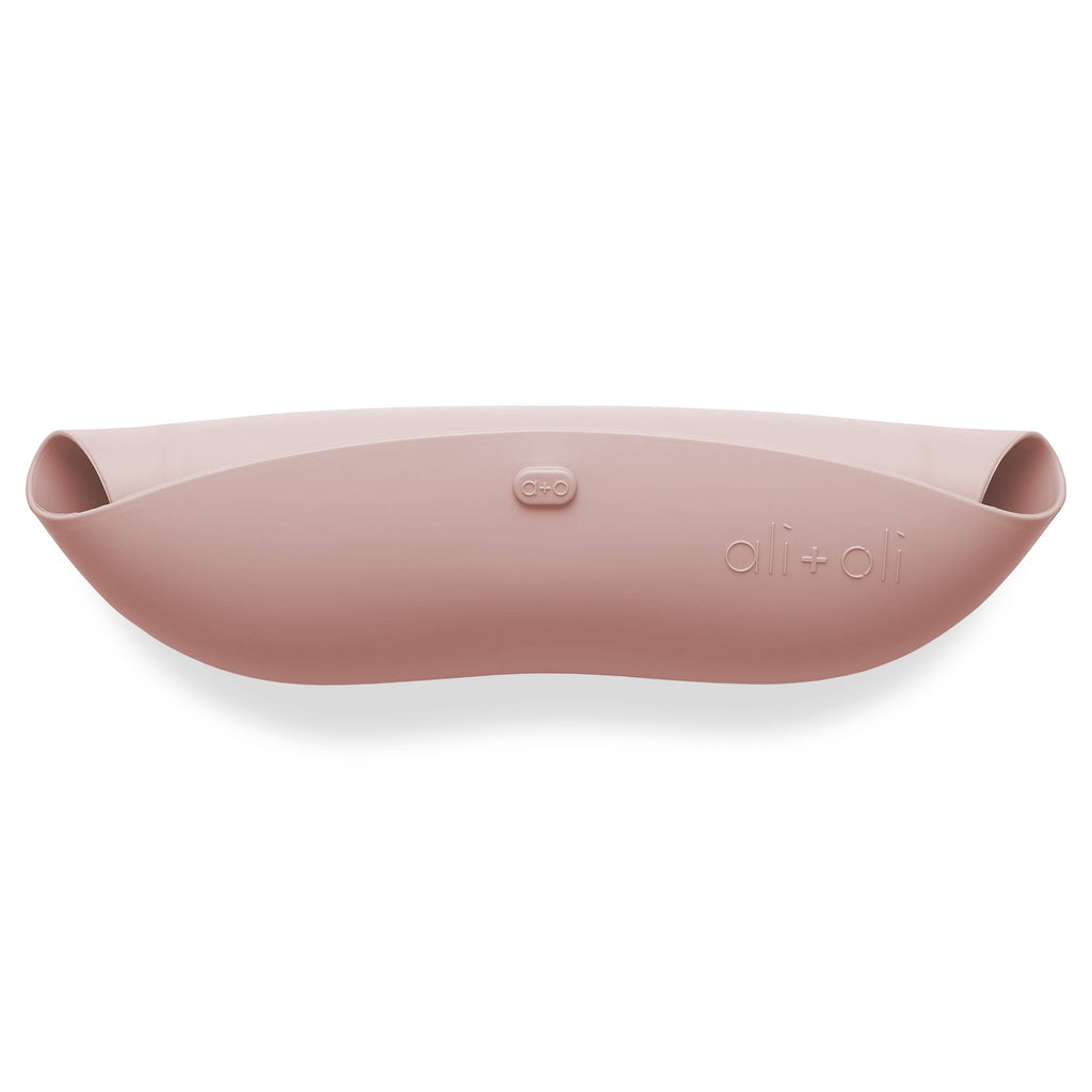 Baby Bib Roll Up & Stay Closed (Blush)