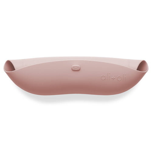 Baby Bib Roll Up & Stay Closed (Blush)