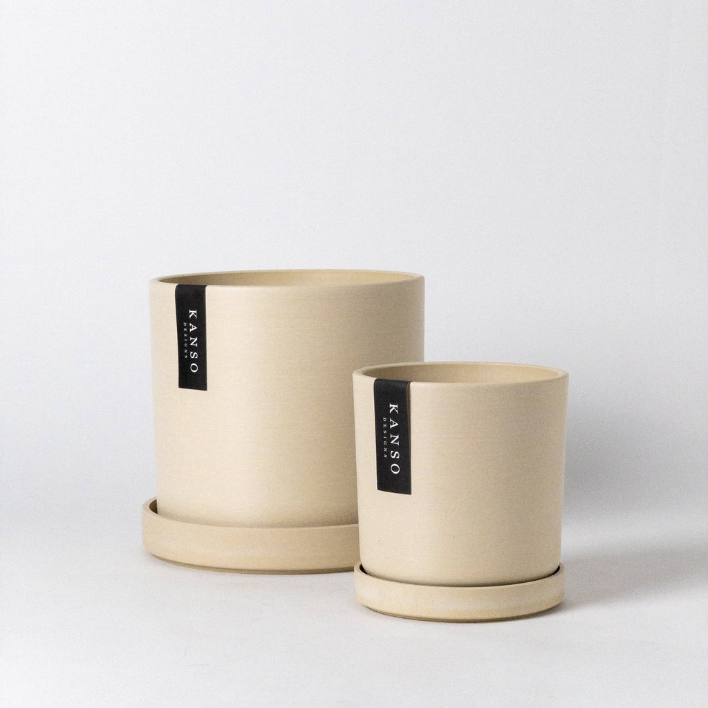 Dusted Clay - 4" Signature Planters & Saucer