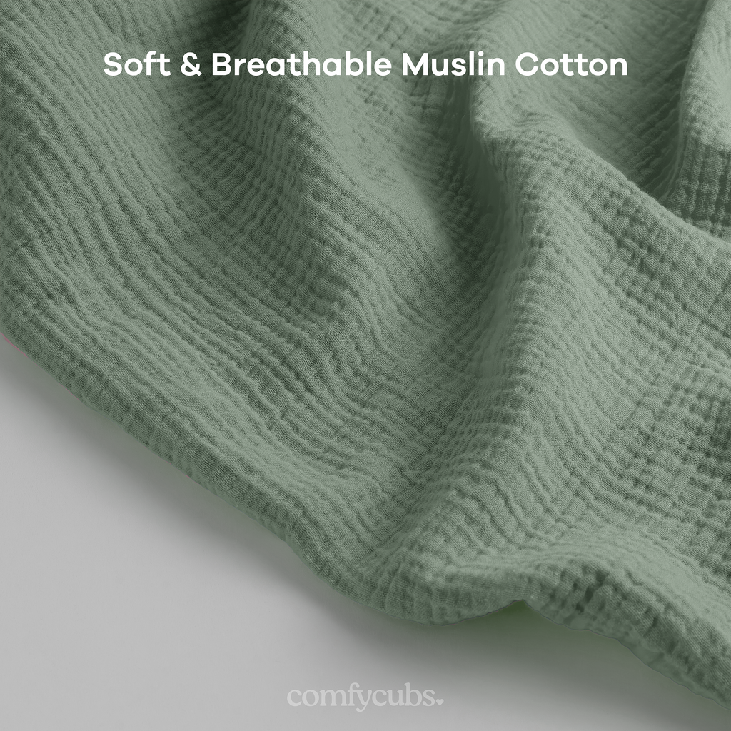 Muslin Nursing Cover -  Blush and Mauve