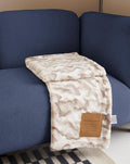 "Amazing Grace" 1-Ply Faux Fur Patch Throw 50"x60"