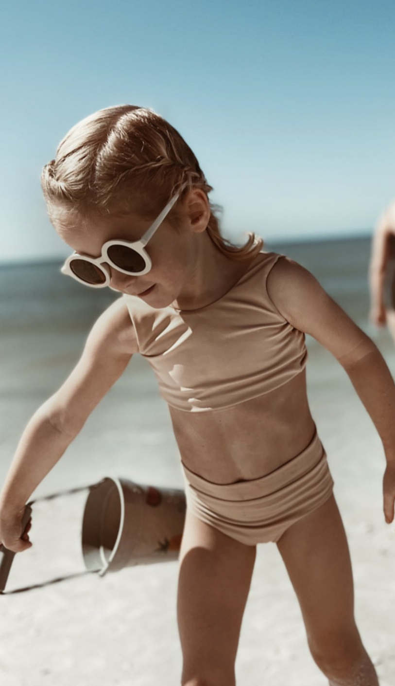 Kids Sunglasses Round (Vanilla)