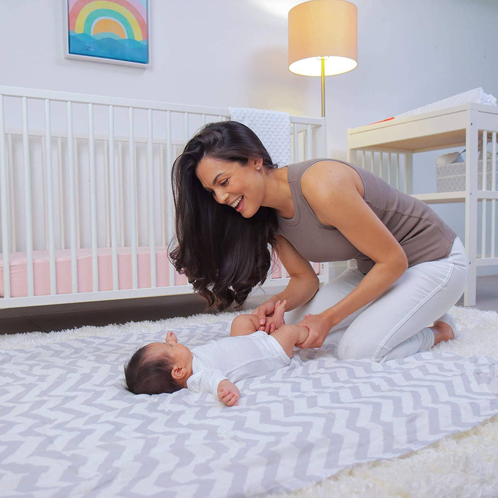 Muslin Swaddle Blankets, Pack of 4: Blue