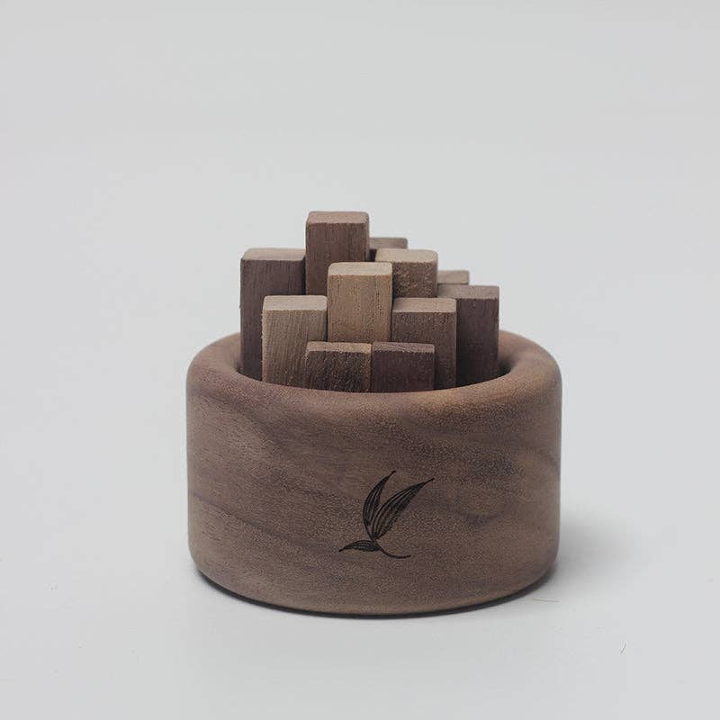 Aromatherapy Wood Diffuser - Black Walnut Wood: Floral Ocean