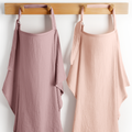 Muslin Nursing Cover -  Blush and Mauve