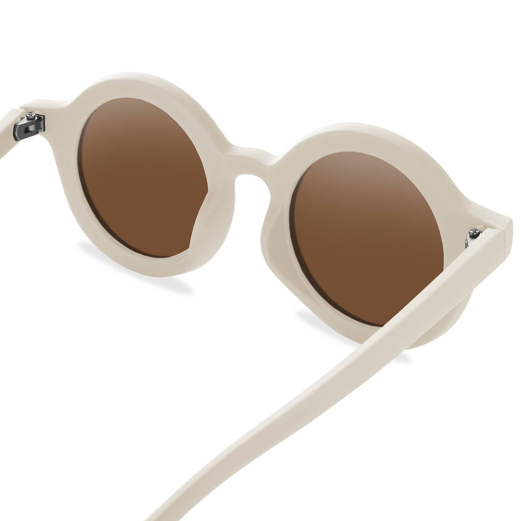 Kids Sunglasses Round (Vanilla)
