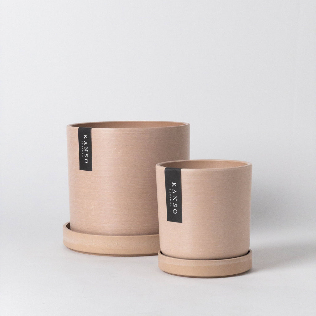 Dusted Clay - 4" Signature Planters & Saucer