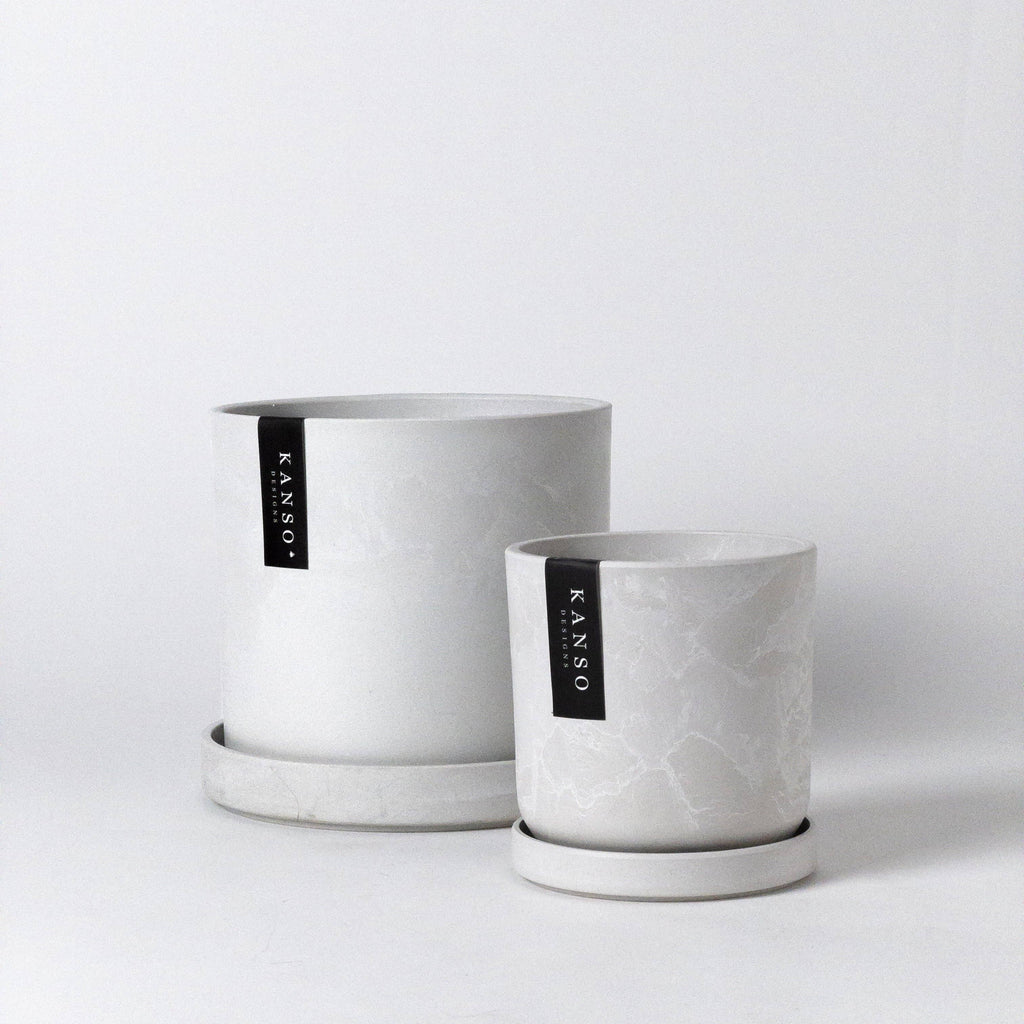 Dusted Clay - 4" Signature Planters & Saucer