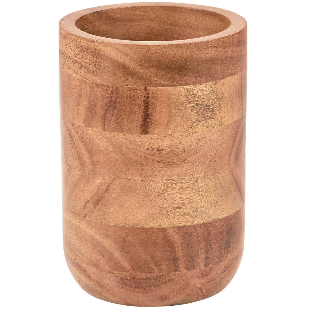 Primitives by Kathy - Acacia Wood Utensil Holder