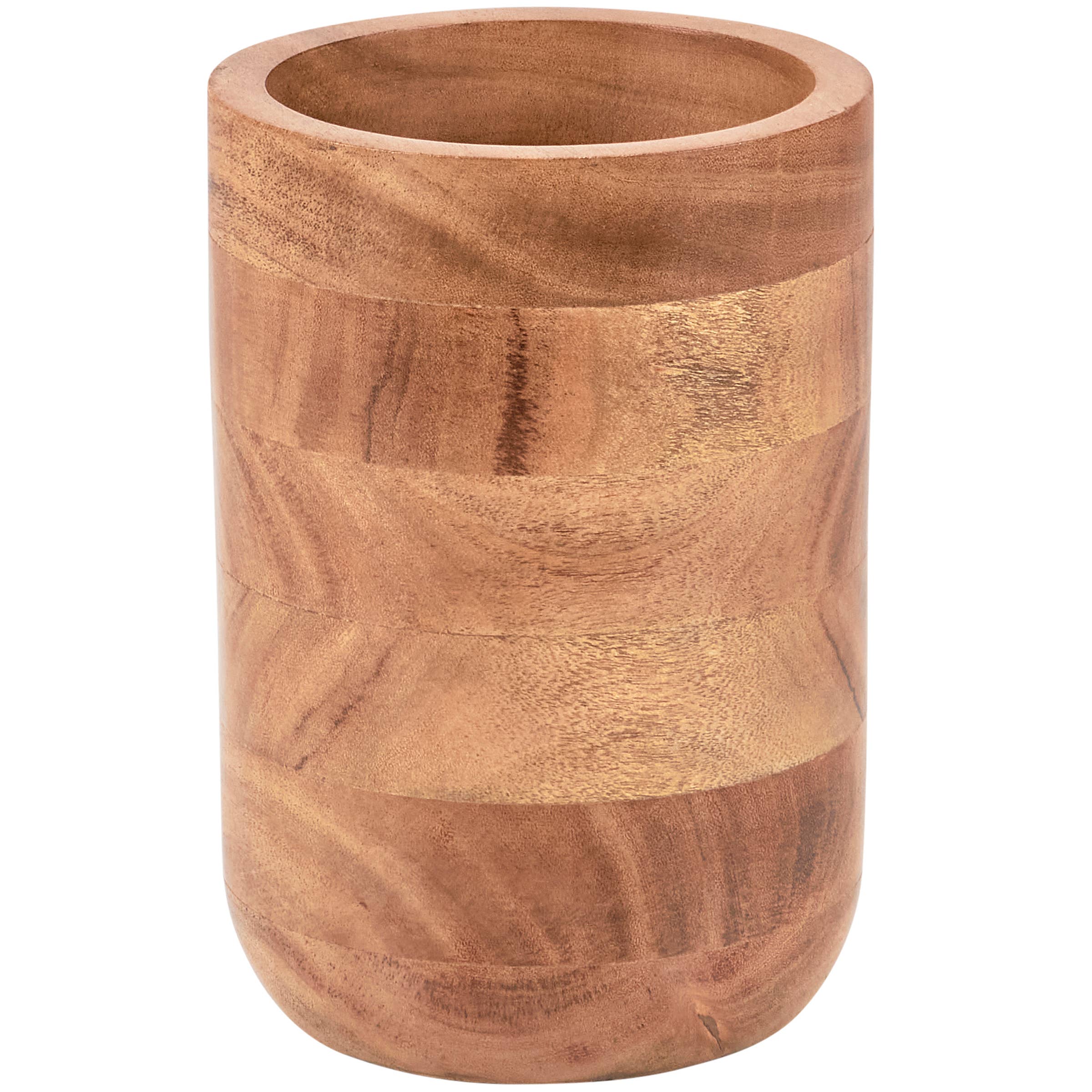 Primitives by Kathy - Acacia Wood Utensil Holder