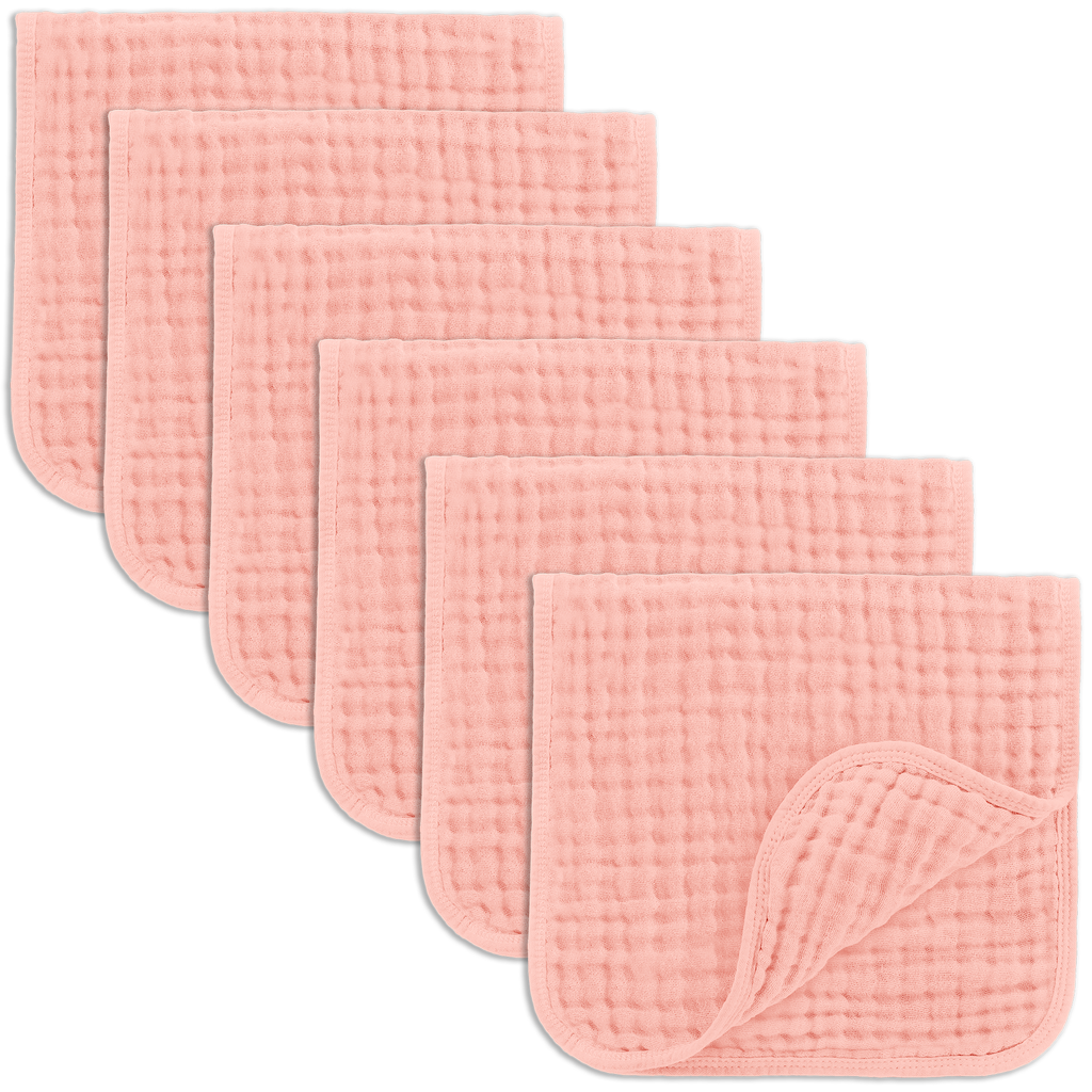 Baby Burp Cloths - Multi-Colored / 6-Pack 20”X10”