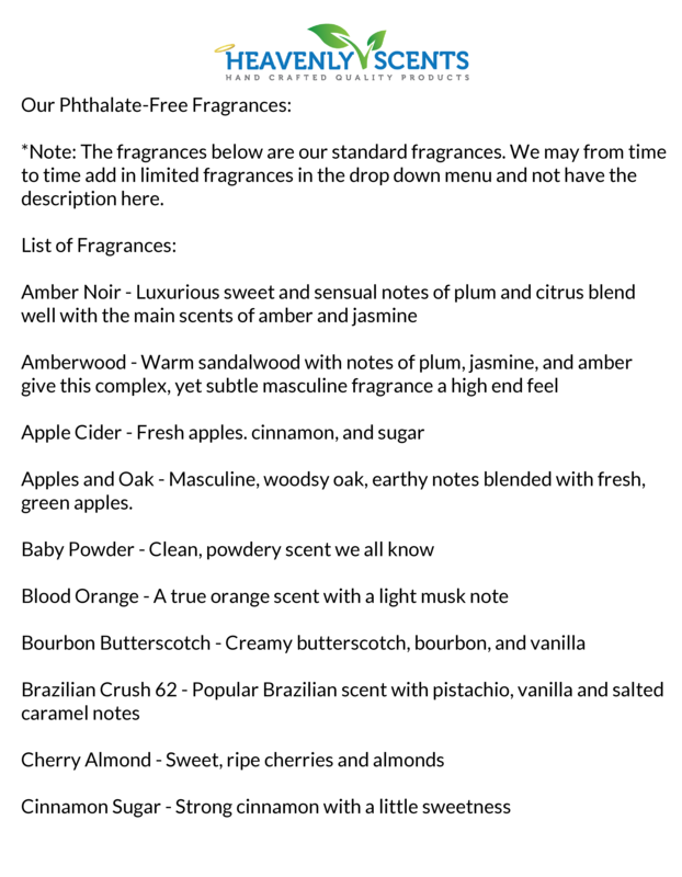Heavenly Scents - Sample Candle Fragrance Oil - 10 ml bottle - Test
