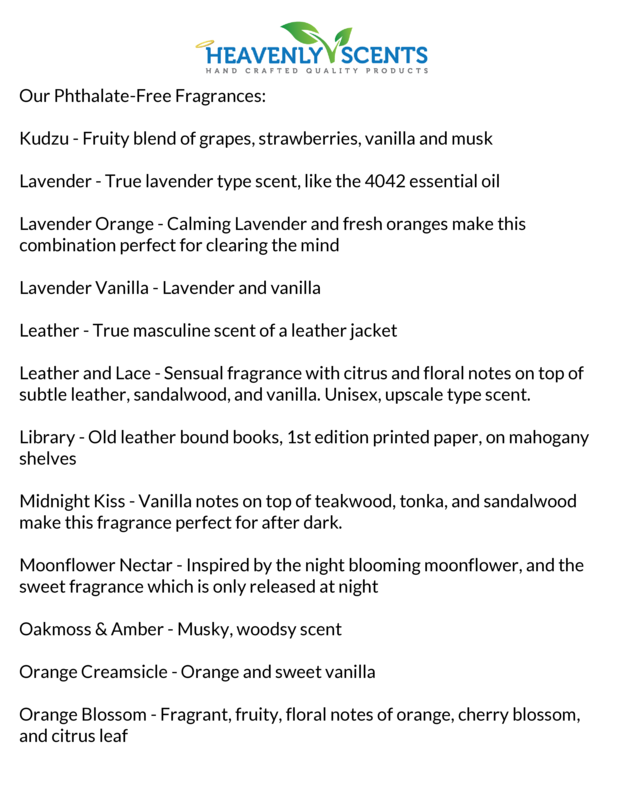 Heavenly Scents - Sample Candle Fragrance Oil - 10 ml bottle - Test