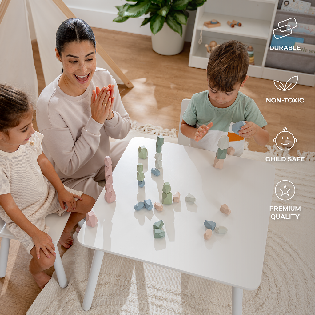 Stacking Rocks, 36 pcs: Boy Pack