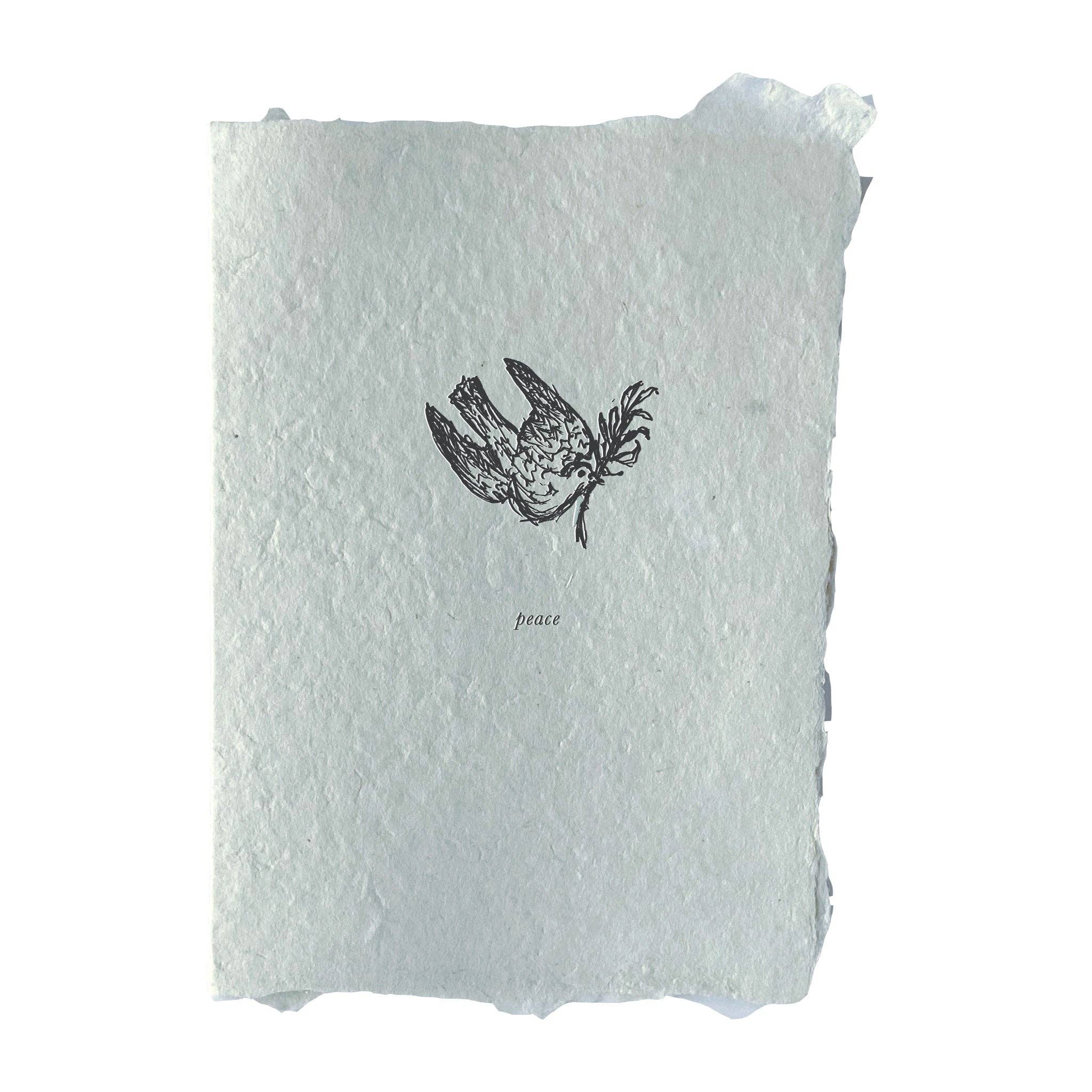 farmette - Holiday peace dove card