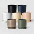 Beachwood- 9" Signature Stone Planter & Saucer