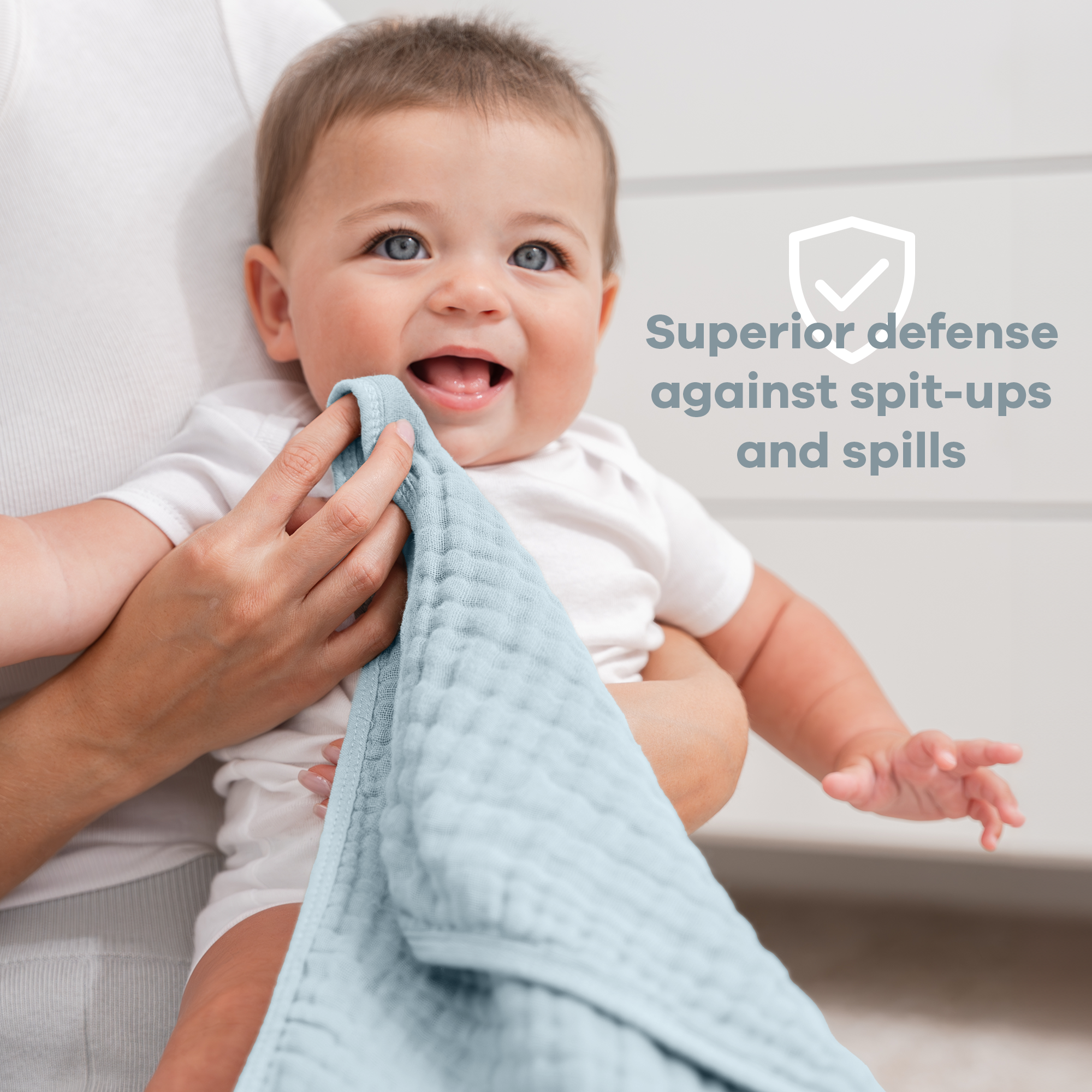 Baby Burp Cloths - Multi-Colored / 6-Pack 20”X10”