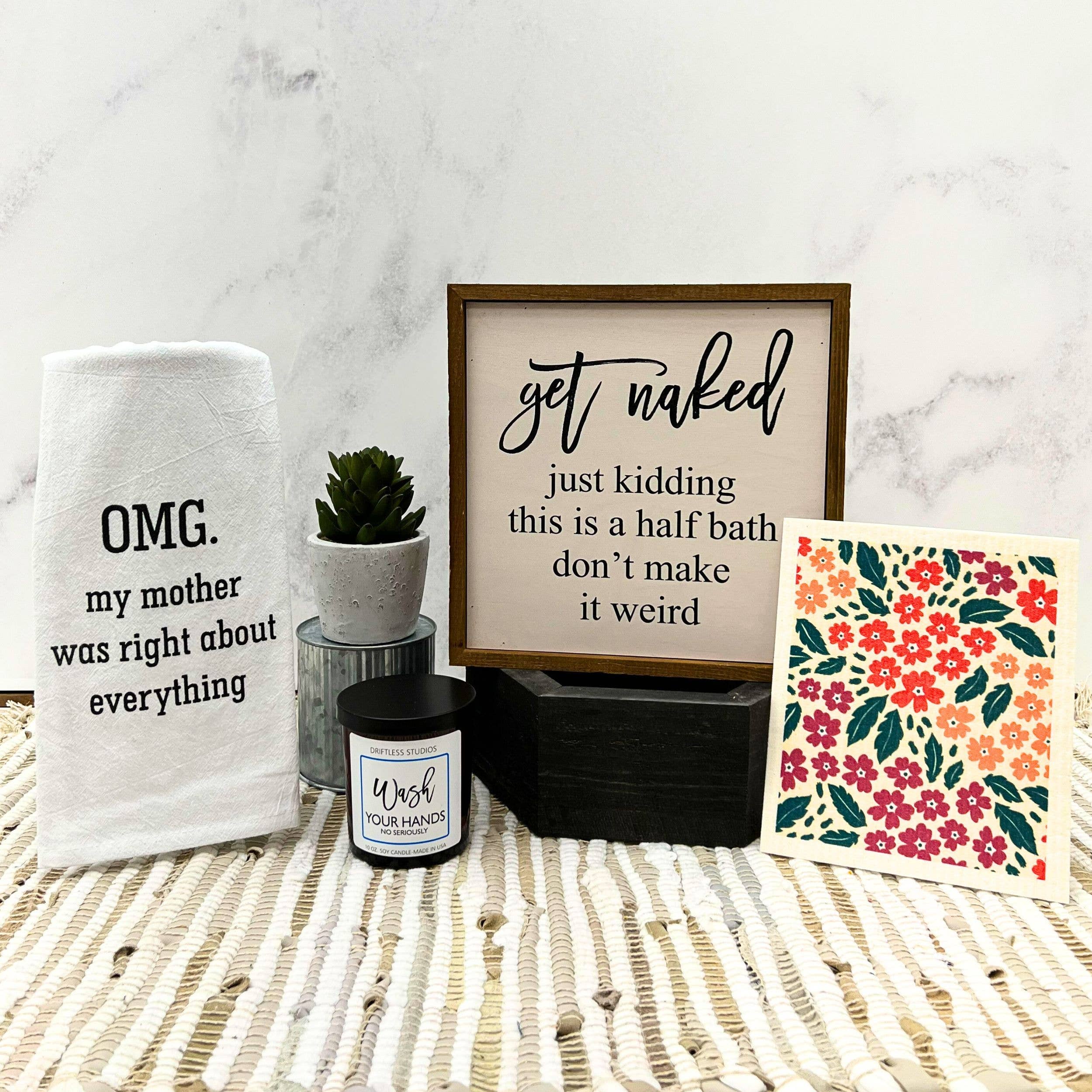 OMG My Mom Was Right About Everything 16x24 Tea Towel