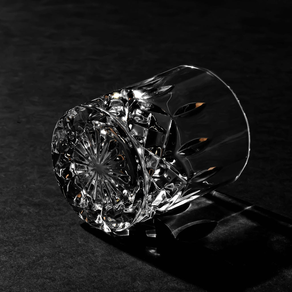 Crystal Cut Old Fashioned Whiskey Glasses 10oz (1pc)