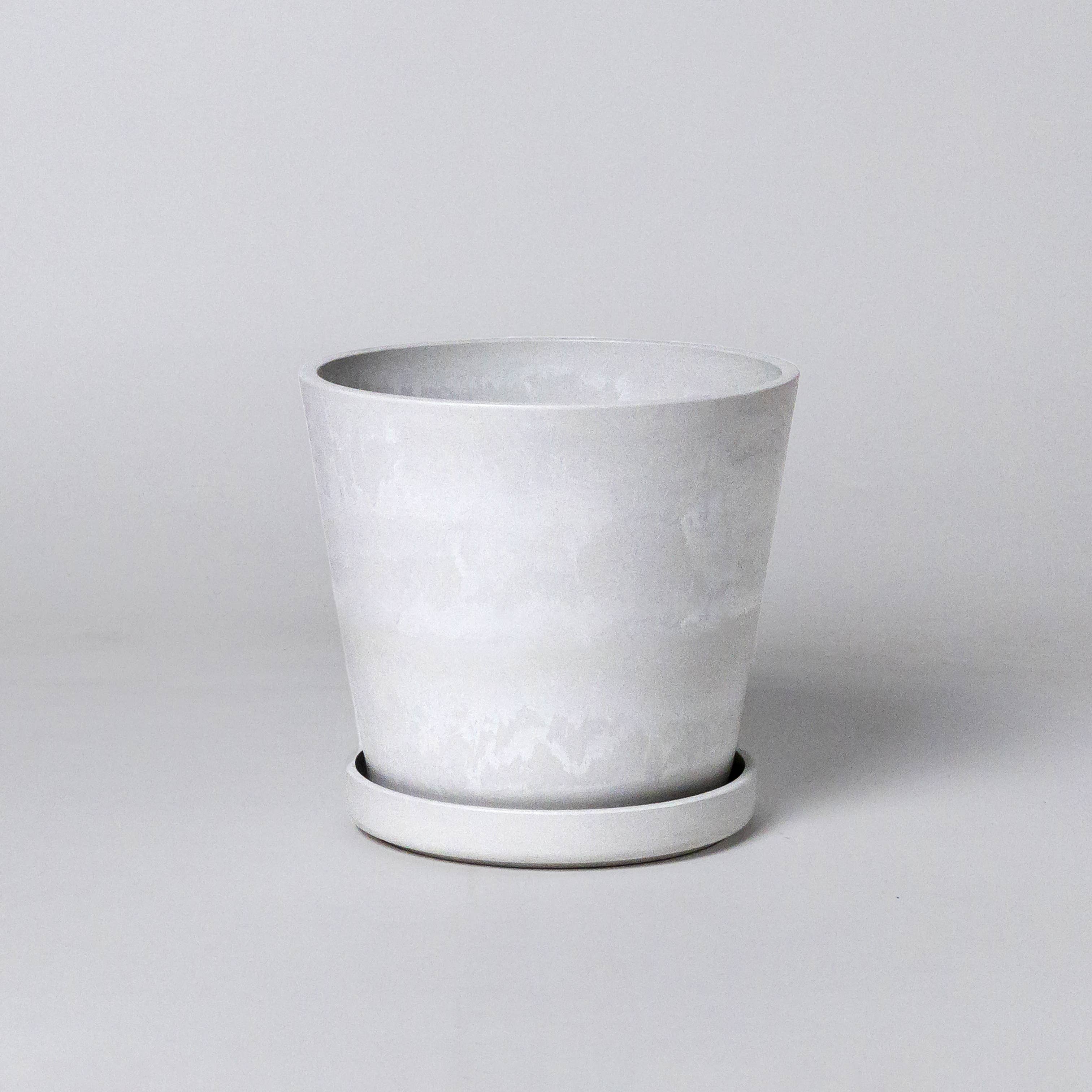 Beachwood - 7" Tapered Signature Planter Pot & Saucer Set