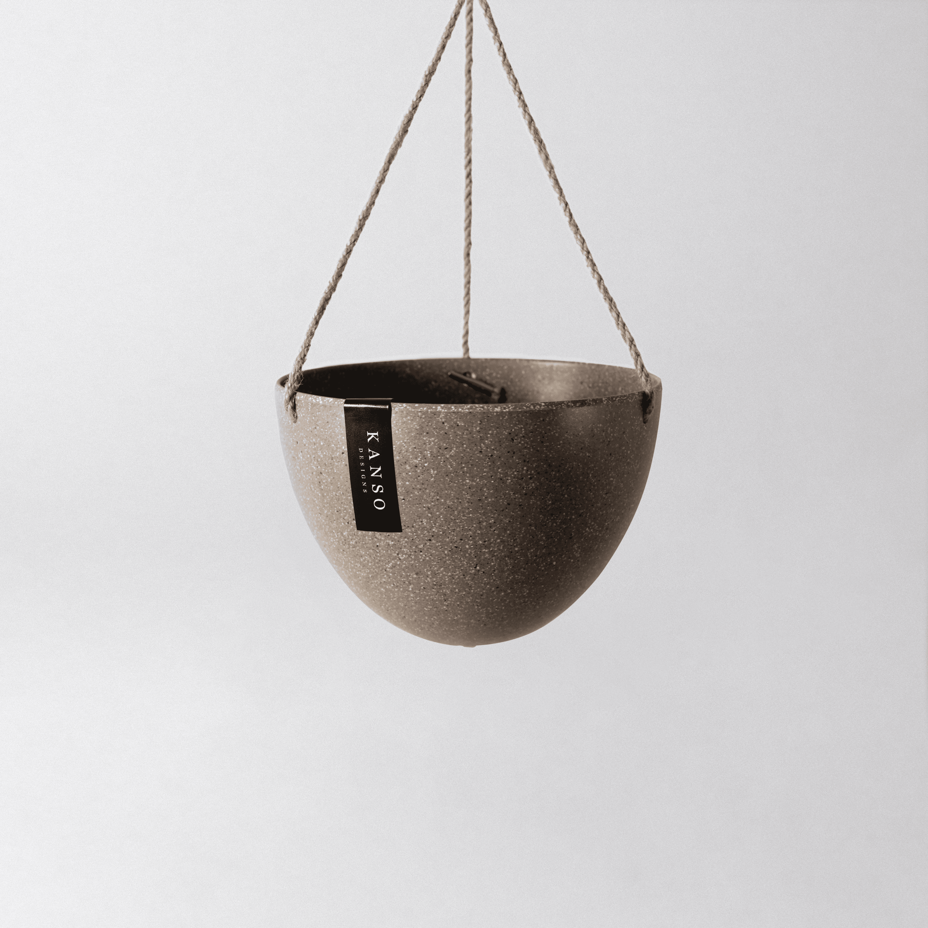 Bamboo Black - 8" Upcycled Hanging Planters