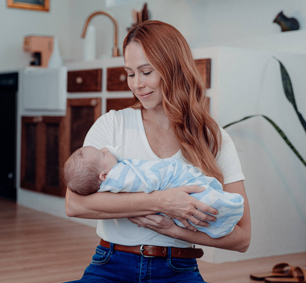 Muslin Swaddle Blankets, Pack of 4: Pink