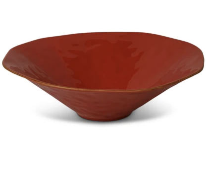 Cantaria Centerpiece Bowl Poppy Red