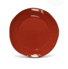 Cantaria Small Plate Poppy Red