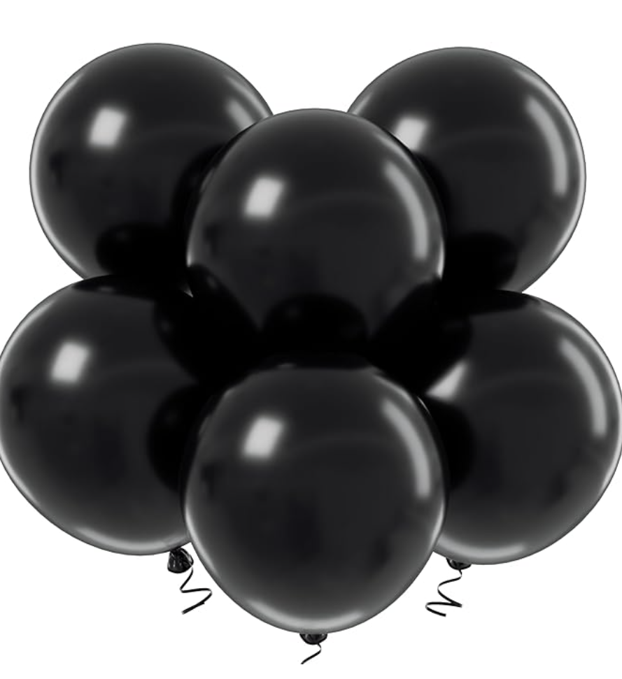 Black Big Balloons 18 Inch
