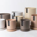 Dusted Clay - 4" Signature Planters & Saucer