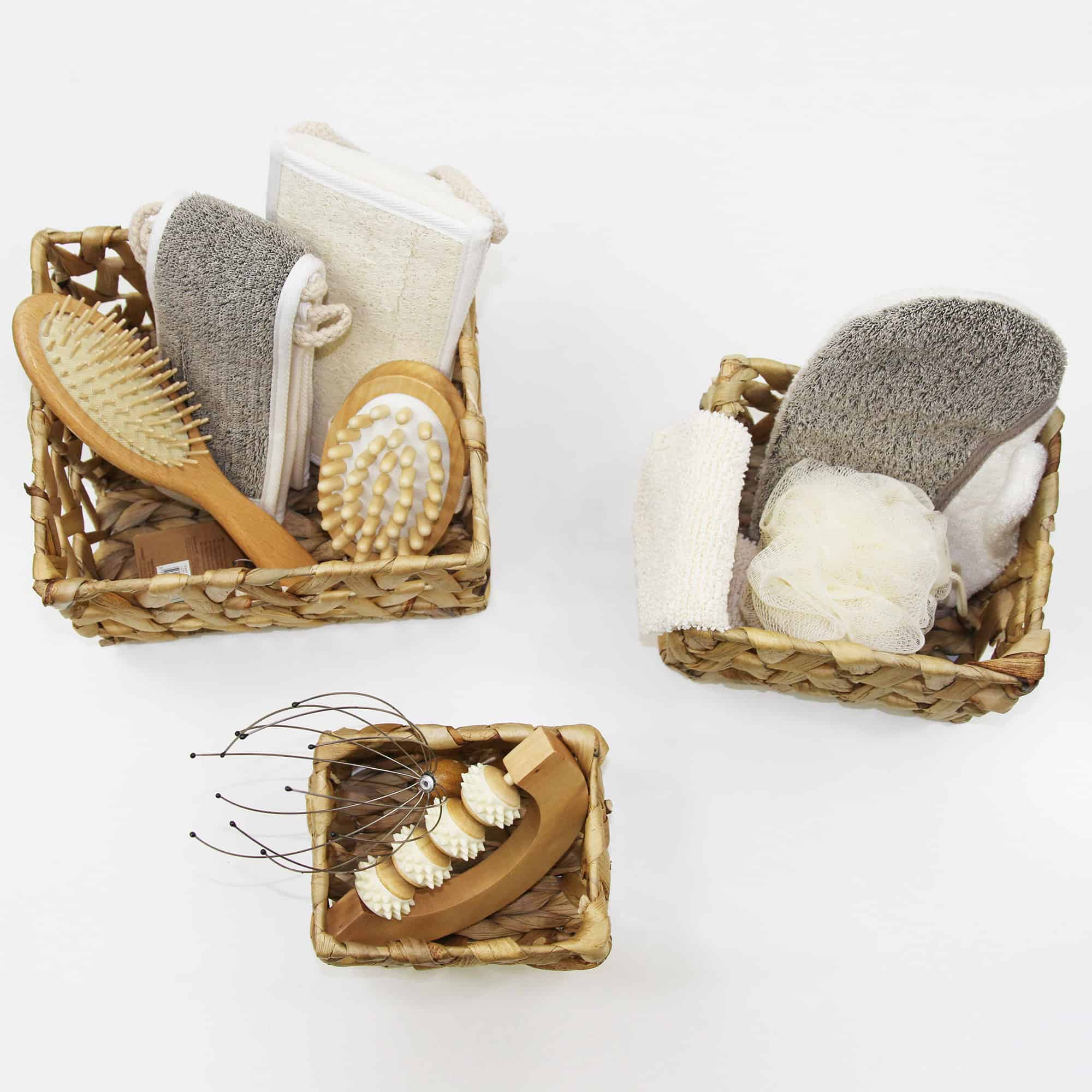 Large Wicker Basket - Rectangular Water Hyacinth Baskets