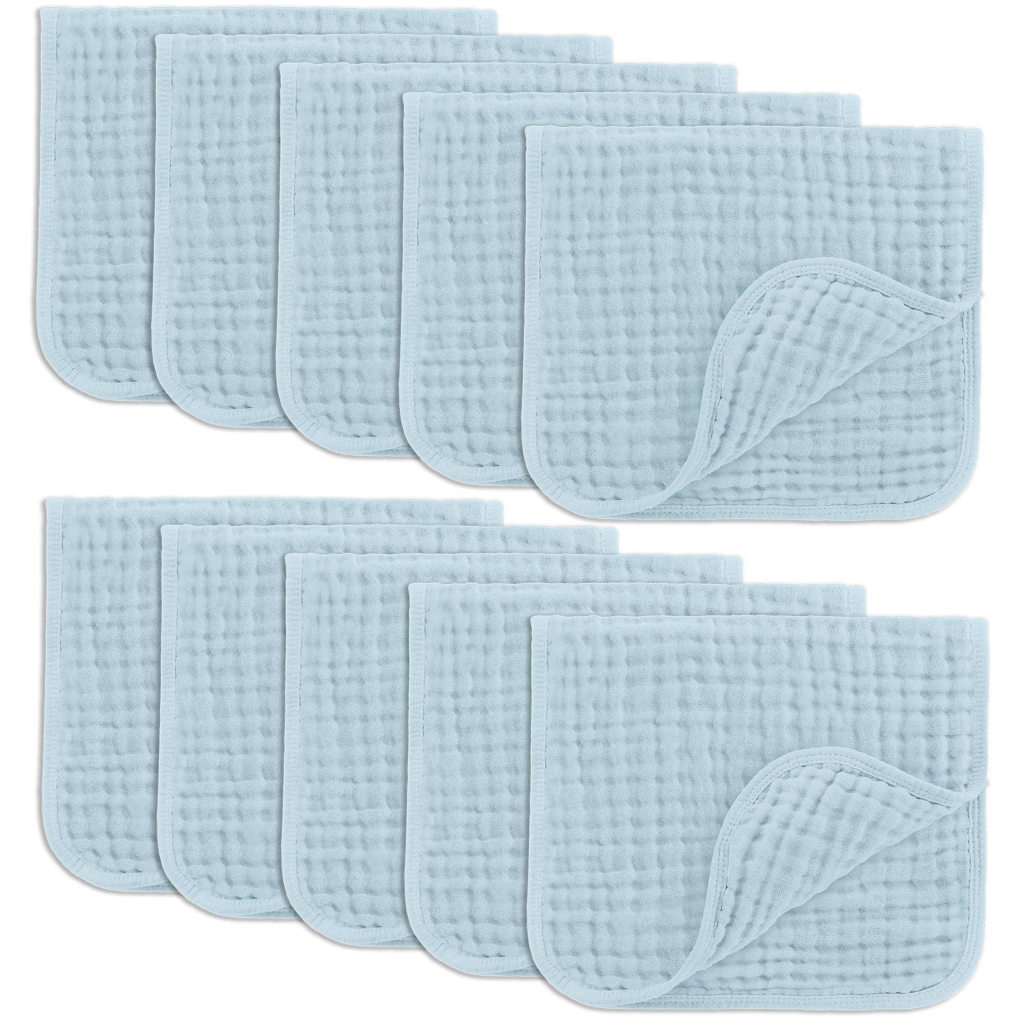 Baby Burp Cloths - Multi-Colored / 6-Pack 20”X10”