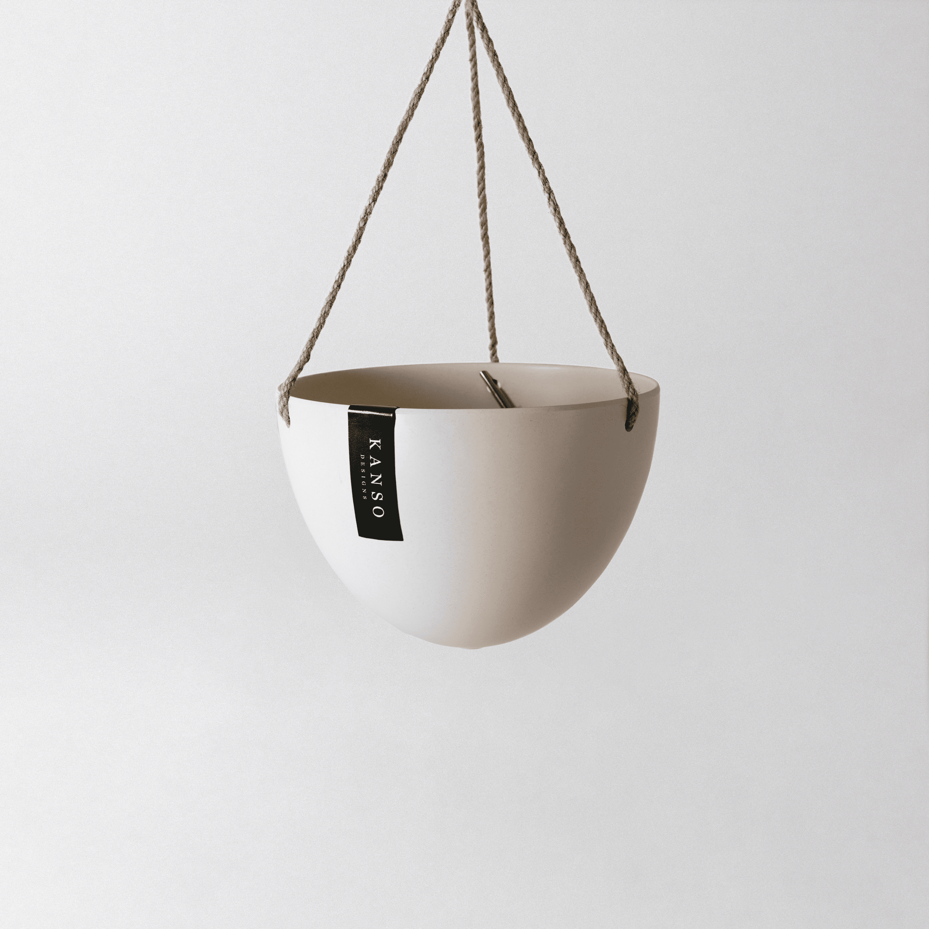 Bamboo Black - 8" Upcycled Hanging Planters