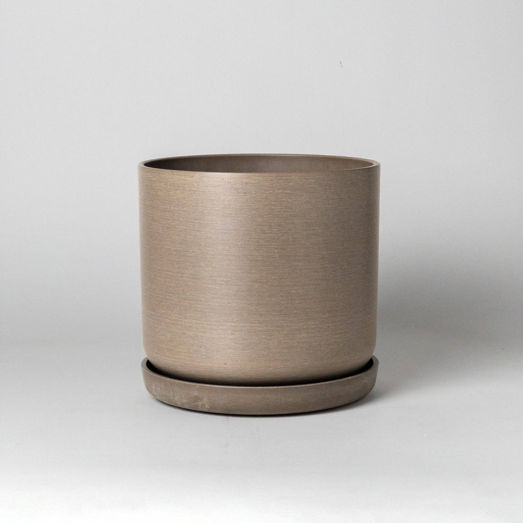 Beachwood- 9" Signature Stone Planter & Saucer