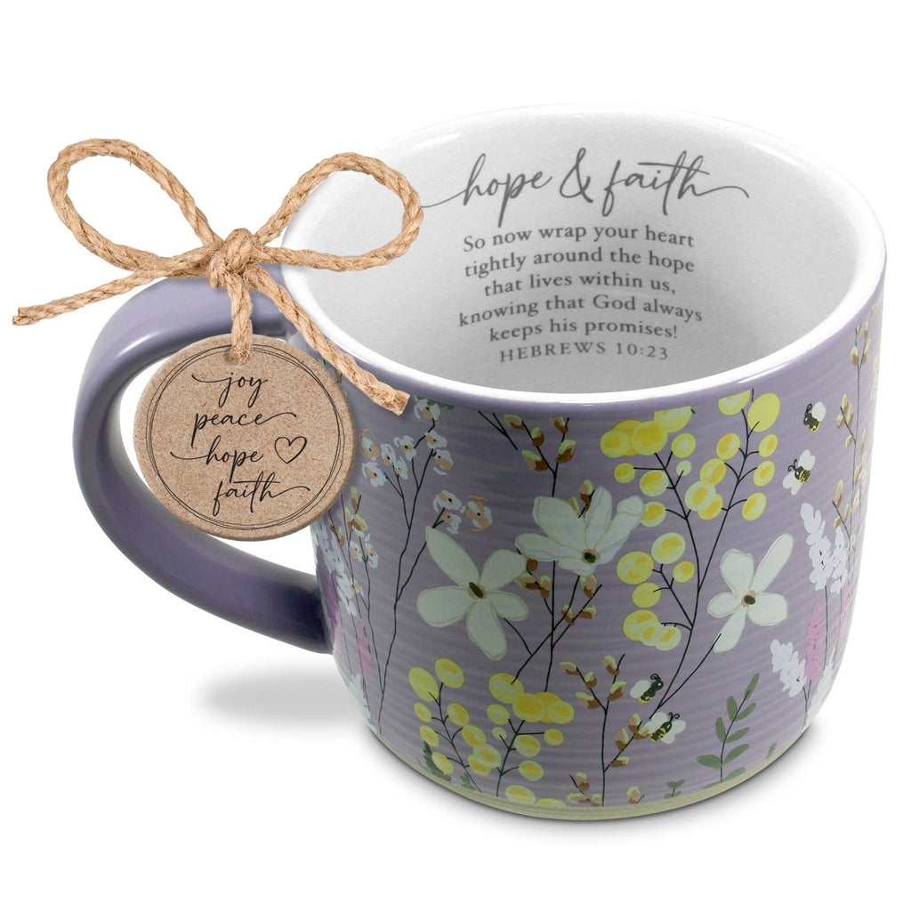 LCP Coffee Mug Spring Garden Hope 18 Oz