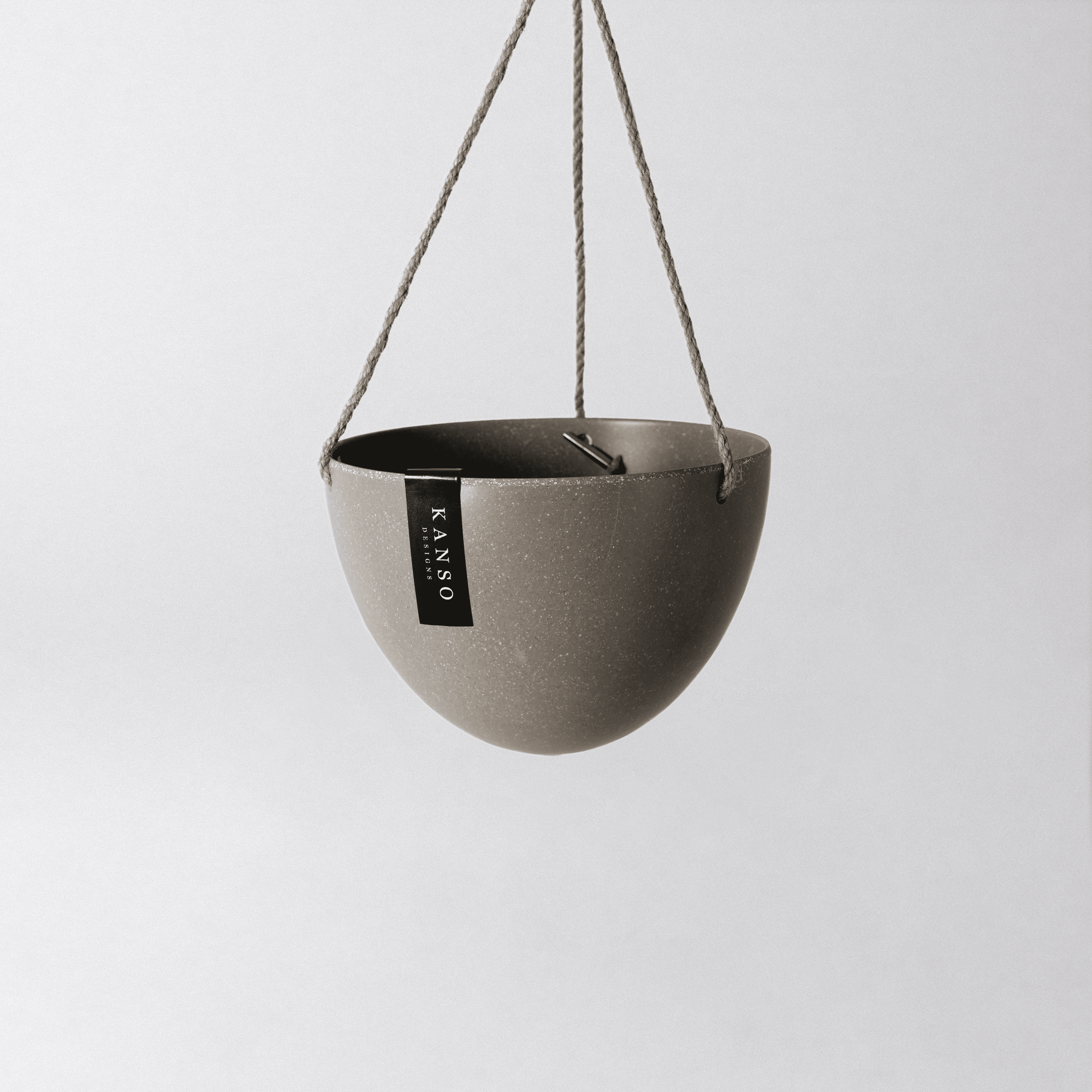 Bamboo Black - 8" Upcycled Hanging Planters