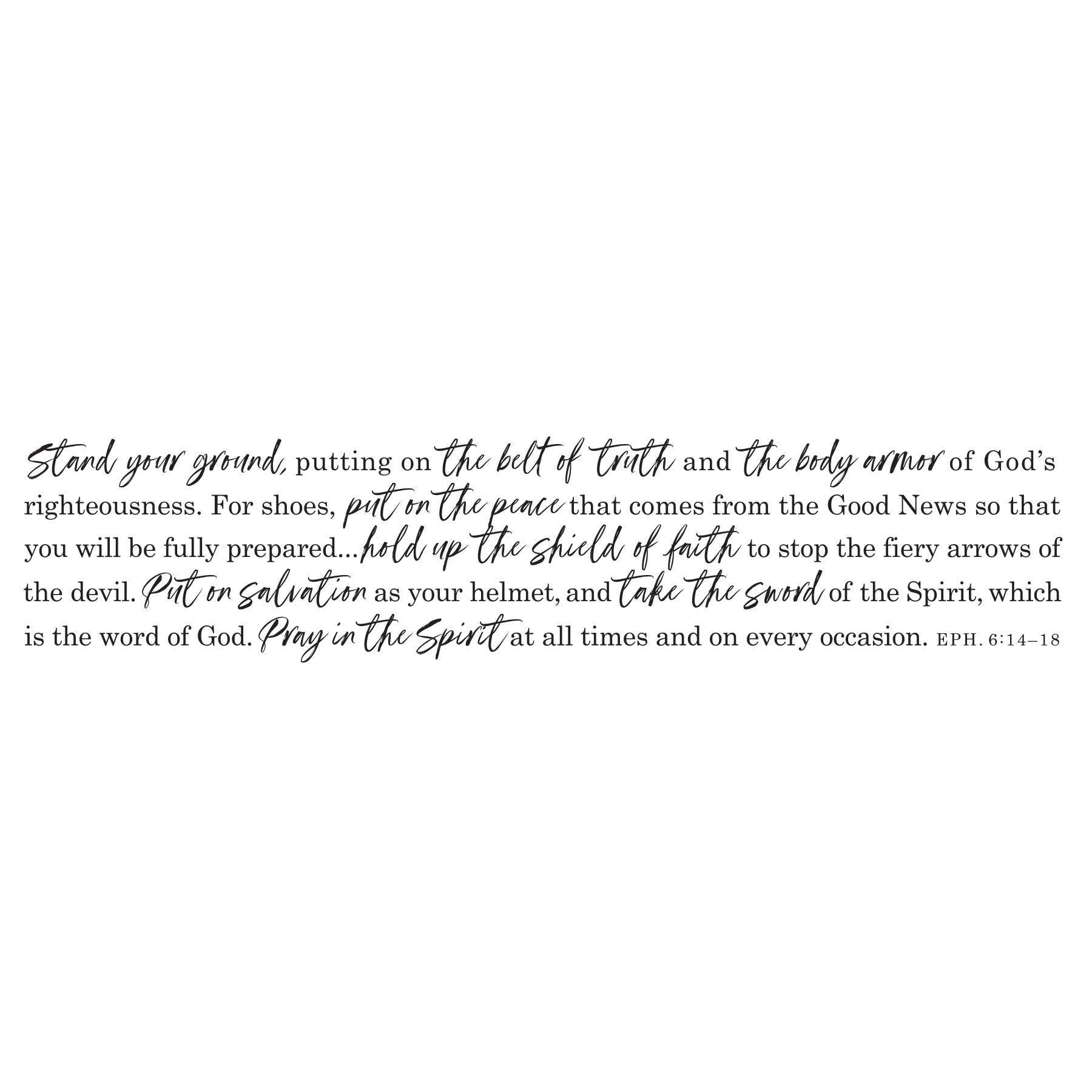 LCP Mug Armor Of God Eph. 6:14-18 Black