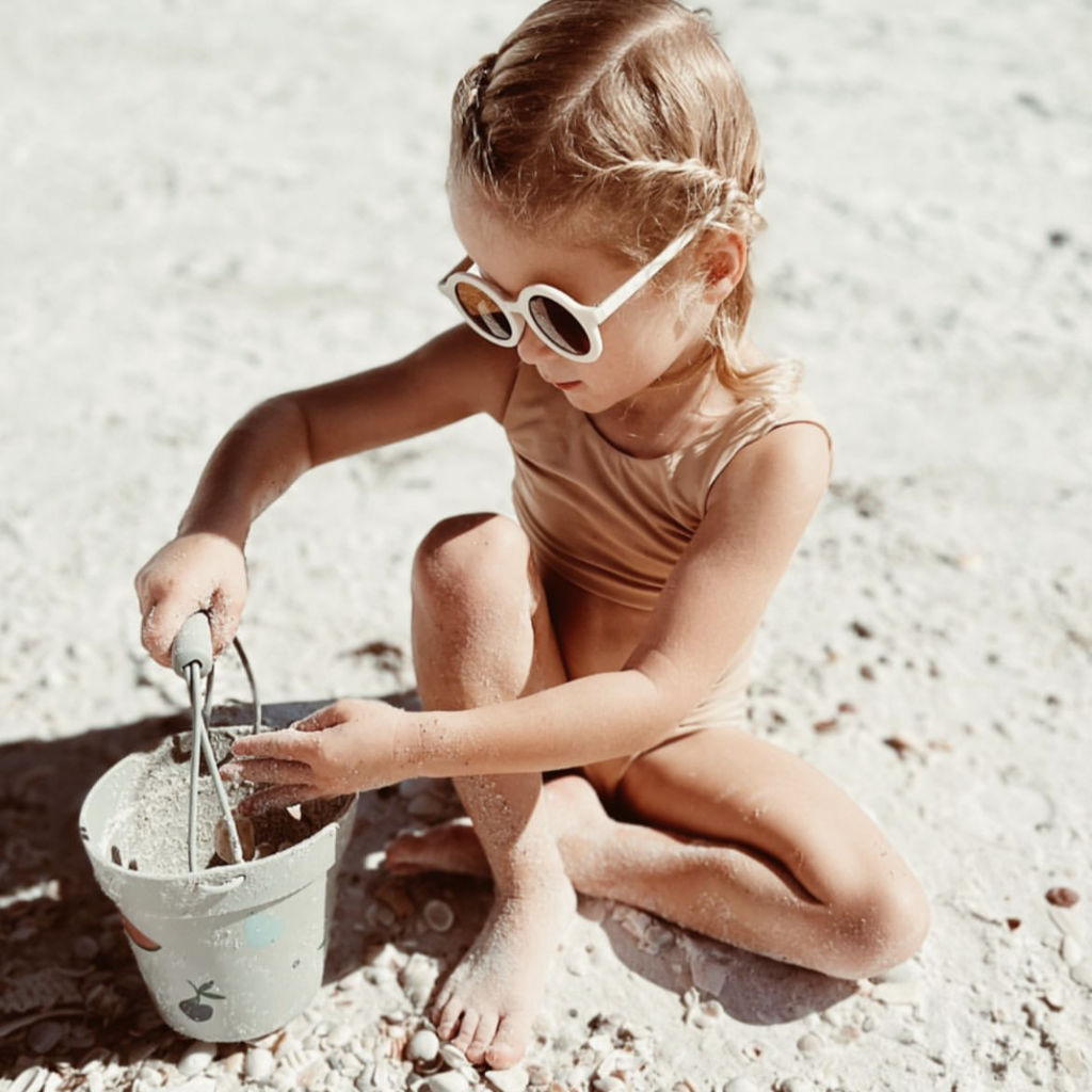 Kids Sunglasses Round (Vanilla)