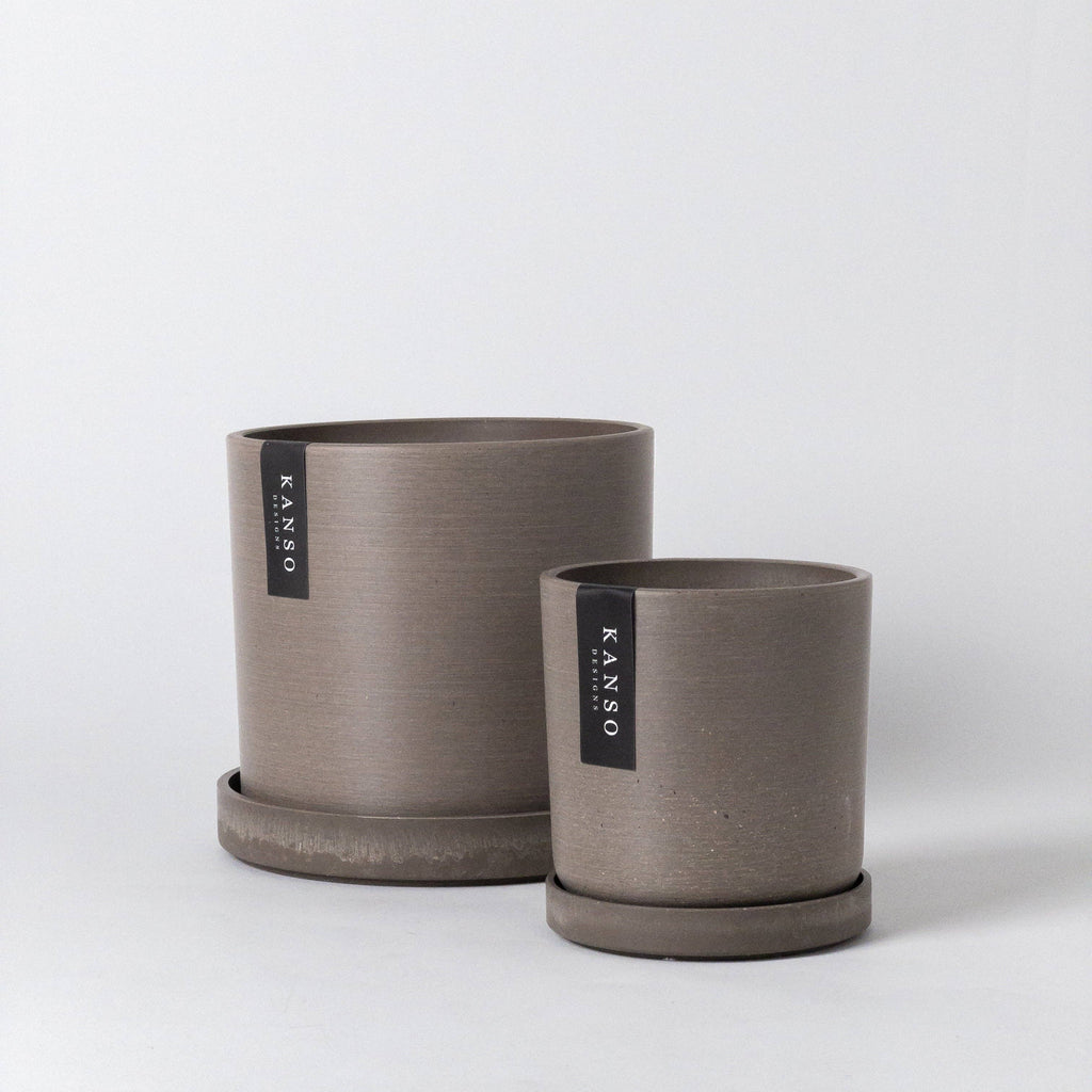 Dusted Clay - 4" Signature Planters & Saucer