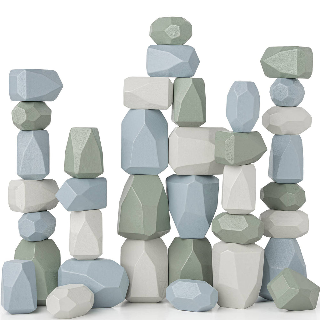Stacking Rocks, 36 pcs: Dino Pack